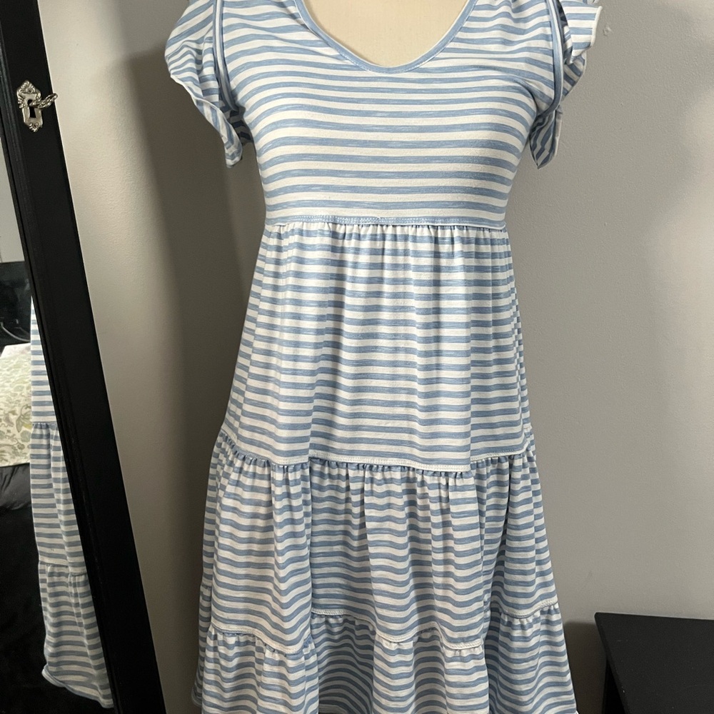 Striped Midi Dress